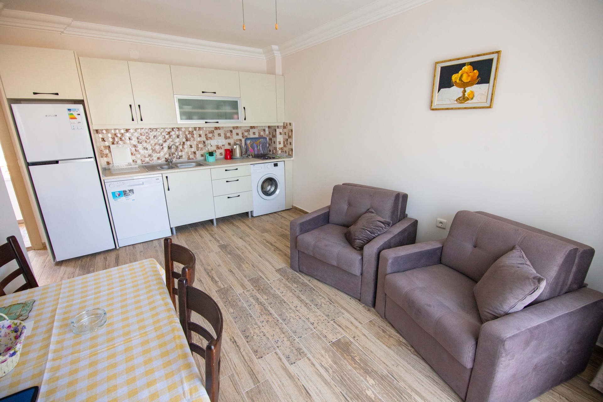 Havuz Manzaralı, 1 Yatak Odalı Apart Diplomat Hotel